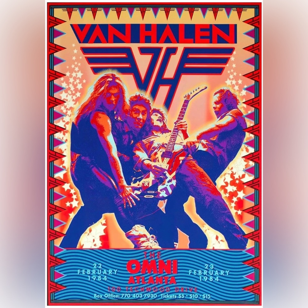 Van Halen Tapestry Banner NWOT